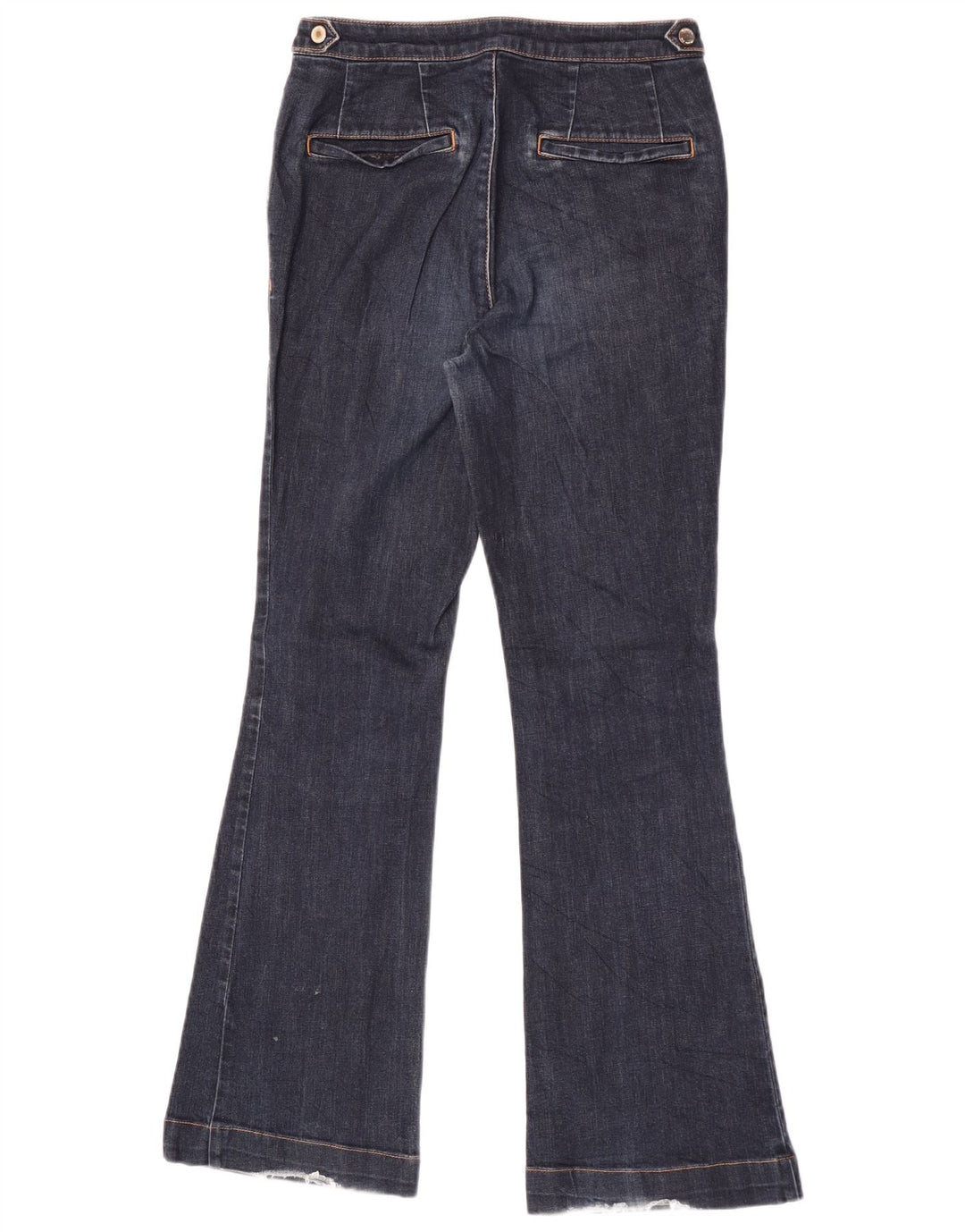 Massimo Dutti Γυναικείο τζιν με φλάντζα EU 36 XS W26 L30 Navy Blue