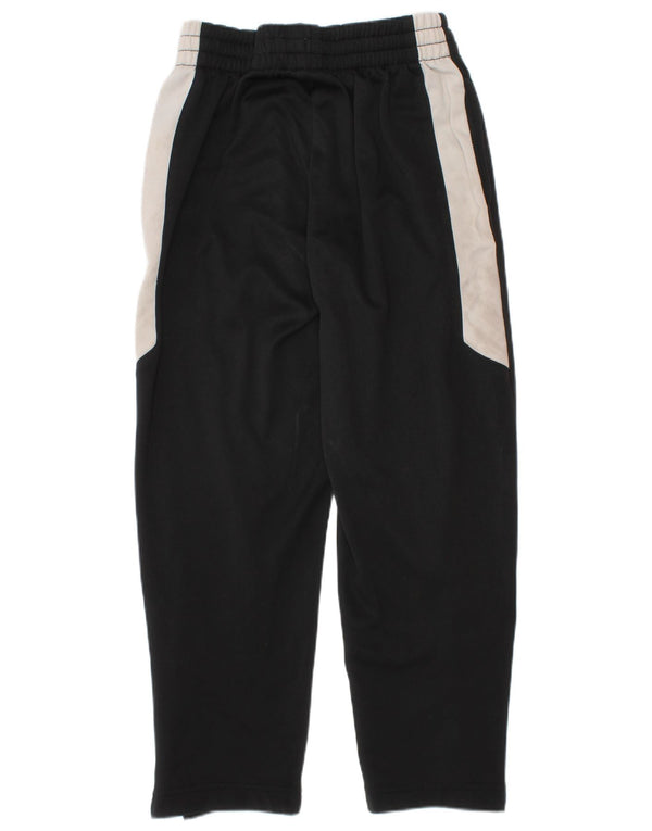 Nike Boys Tracksuit Trousers 6-7 Years Large Black Colourblock Polyester