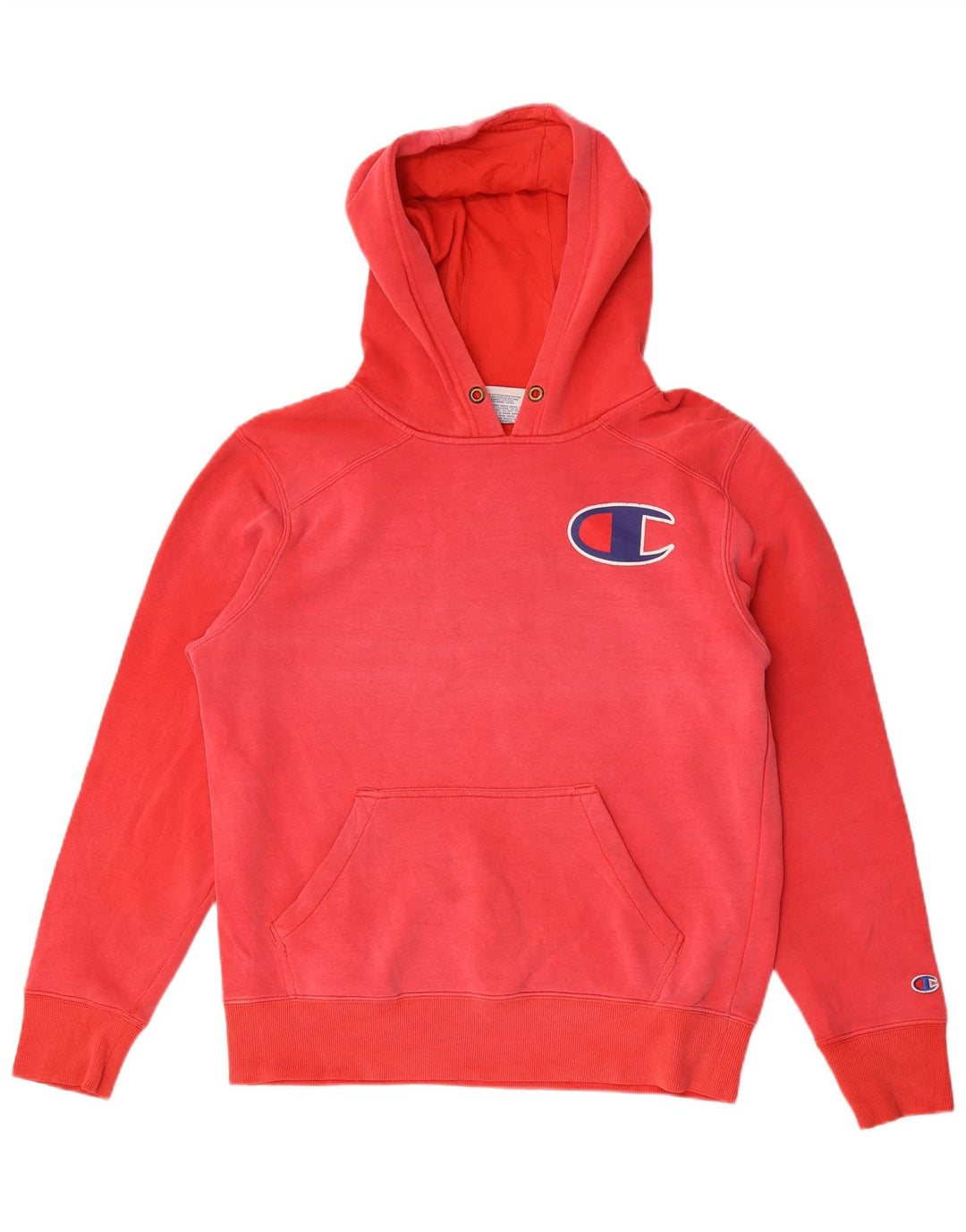 Ανδρικό Champion Graphic Hoodie Jumper Μεσαίο κόκκινο βαμβακερό