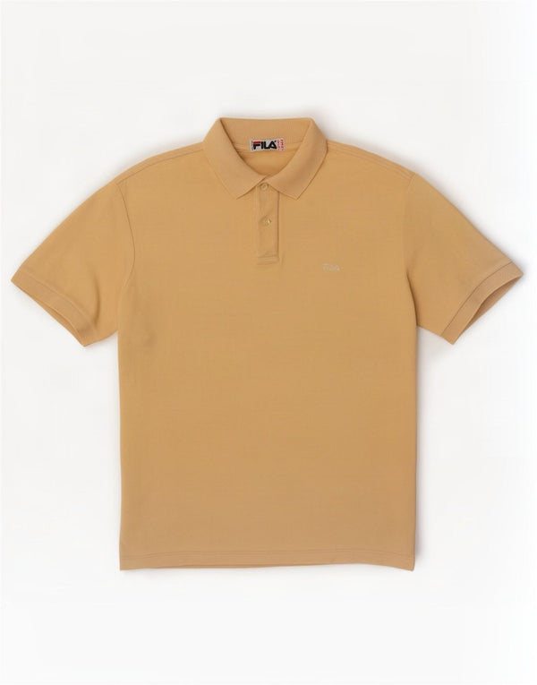 Fila Ανδρικό Πόλο Μπλουζάκι IT 48 Small Beige