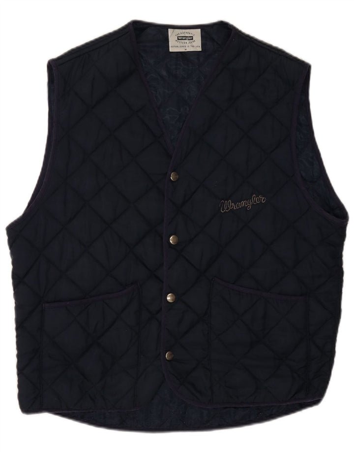 Wrangler Ανδρικό καπιτονέ Gilet UK 38 Medium Navy Blue Polyamide