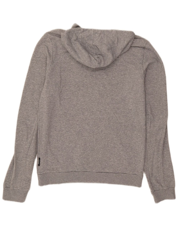 Adidas Ανδρικό Hoodie Jumper Μεσαίο γκρι βαμβακερό