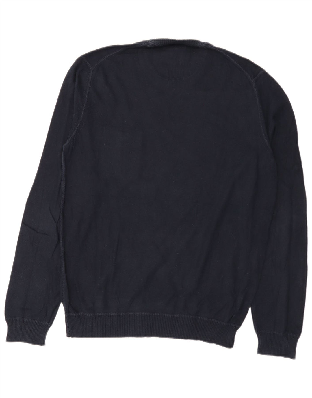 Ανδρικό πουλόβερ Woolrich Crew Neck Jumper Μικρό Navy Blue βαμβακερό