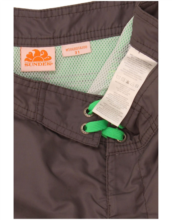 Ανδρικό σορτς κολύμβησης Sundek με μεσαίο γκρι χρώμα από πολυεστέρα