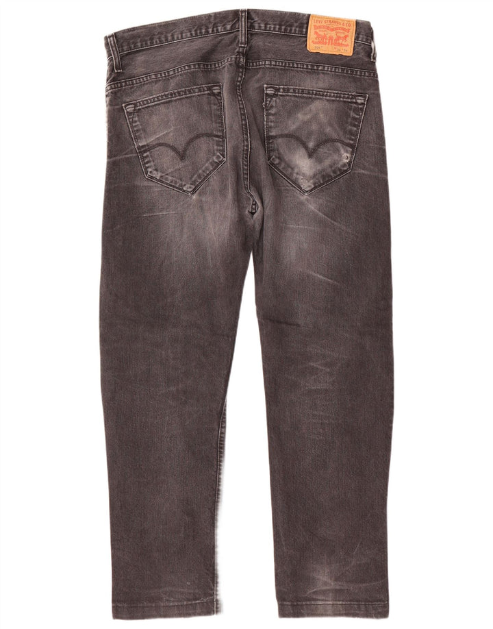 Levi's Mens 504 Straight Jeans W34 L29 Γκρι βαμβακερό