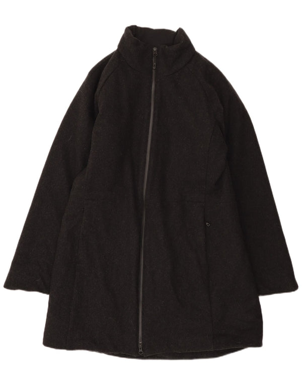 Patagonia Γυναικείο Πανωφόρι UK 16 Large Grey Wool