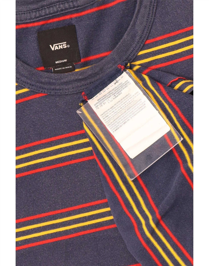 Ανδρικό T-Shirt Vans Top Βαμβακερό μεσαίο μπλε ναυτικό ριγέ