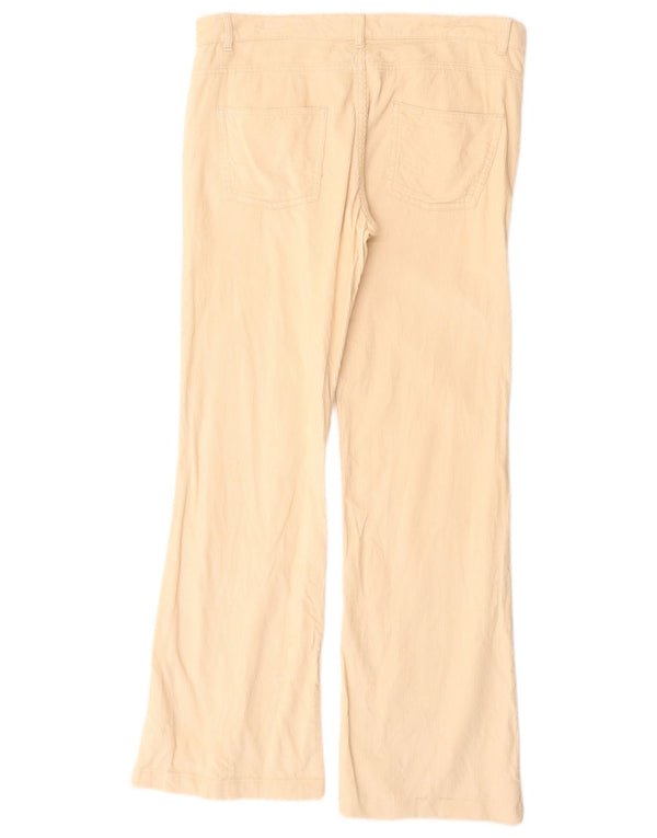 Zara γυναικείο μποτάκι κοτλέ παντελόνι EU 40 Medium W30 L30 Beige βαμβακερό