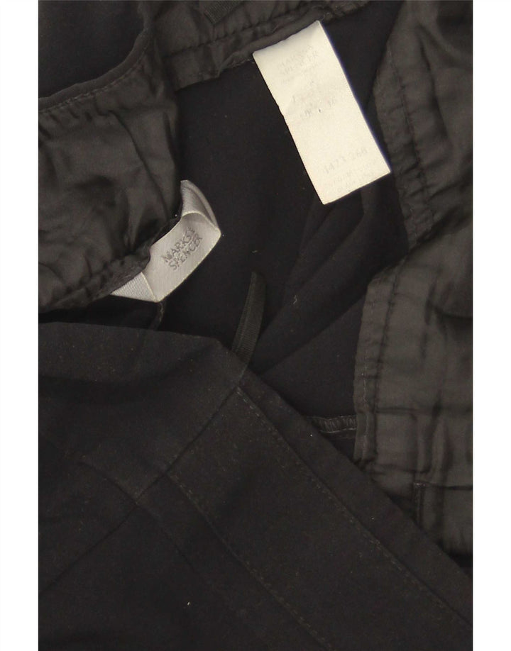 Marks & Spencer Γυναικεία Μποτάκια Παντελόνι UK 16 Large W34 L32 Μαύρο