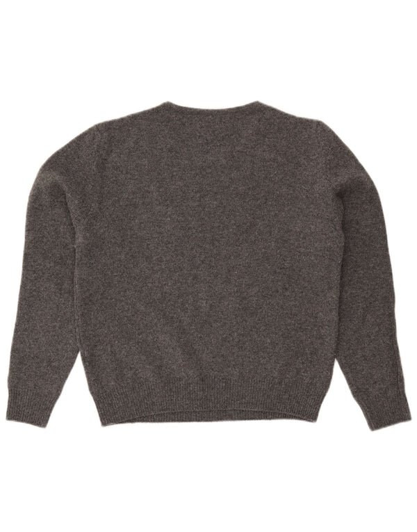 Γυναικείο πουλόβερ Vintage Crew Neck Jumper UK 14 Medium Grey Argyle/Diamond