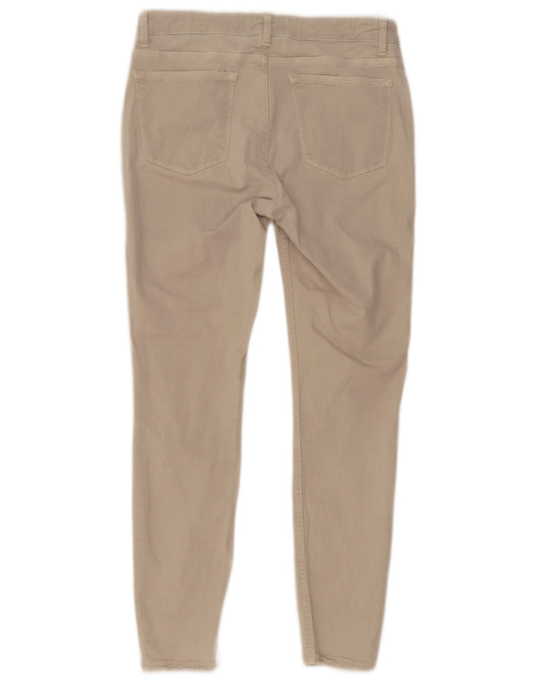 Zara Γυναικείο Skinny Casual Παντελόνι EU 42 Large W32 L26 Beige