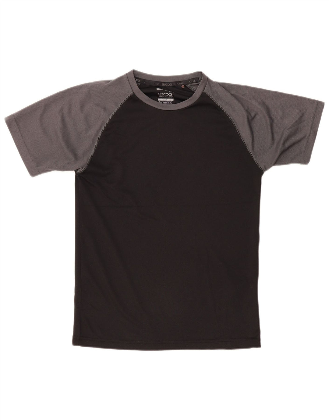 MOUNTAIN WAREHOUSE Ανδρικό IsoCool T-Shirt Top Small Black Colourblock