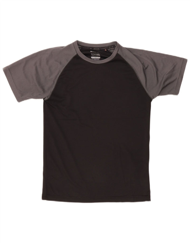 MOUNTAIN WAREHOUSE Ανδρικό IsoCool T-Shirt Top Small Black Colourblock