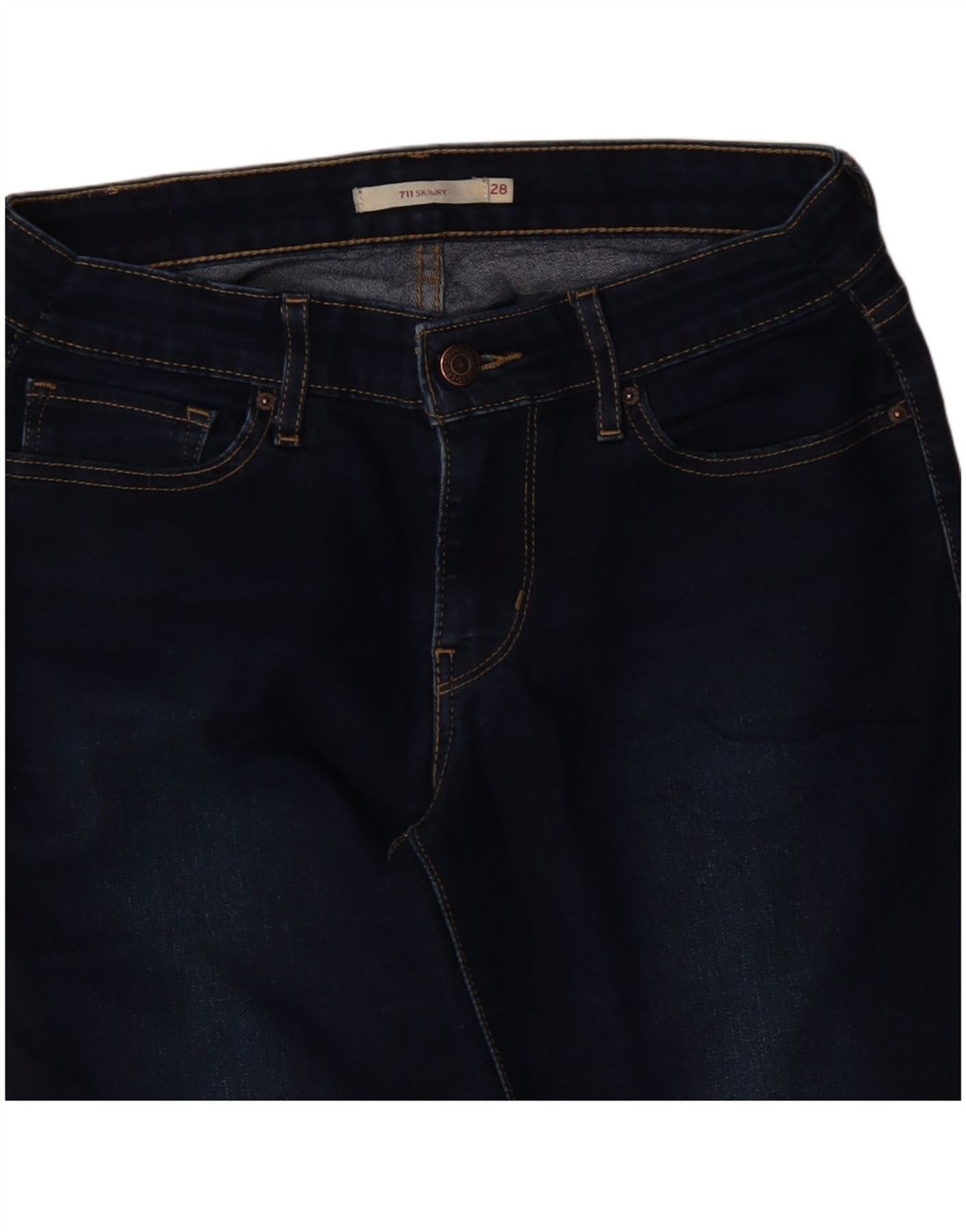 LEVI'S Γυναικείο 711 Skinny Jeans W28 L28 Navy Blue