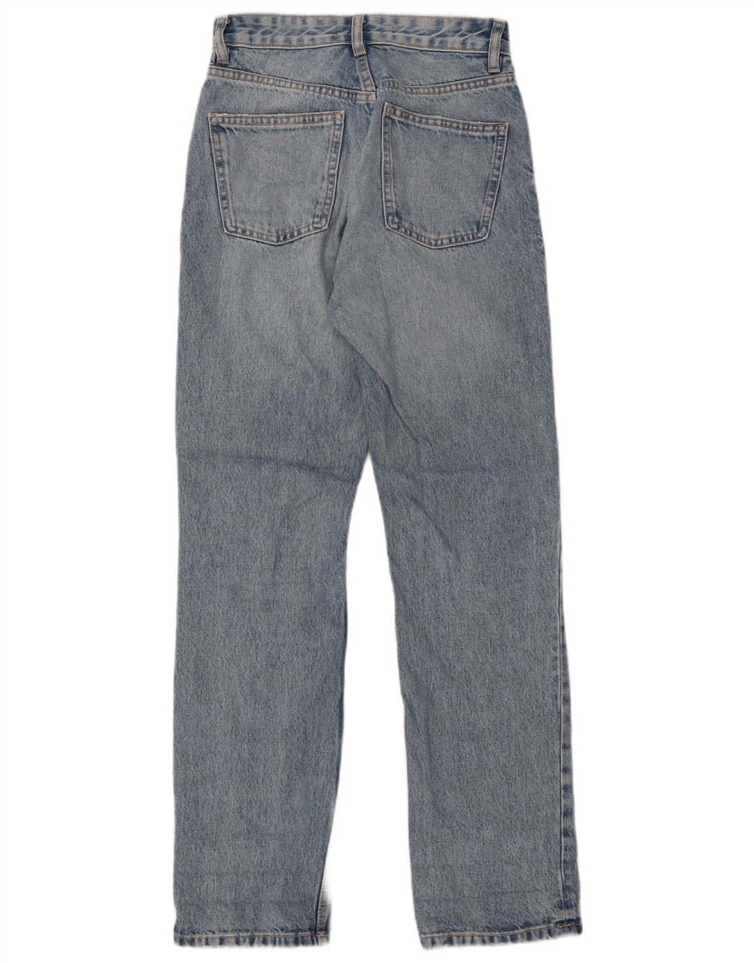 ZARA Γυναικείο ίσιο τζιν EU 34 2XS W24 L30 Μπλε βαμβακερό