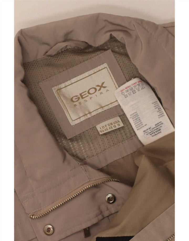 Γυναικείο παλτό Geox Respira IT 48 XL Beige Polyester