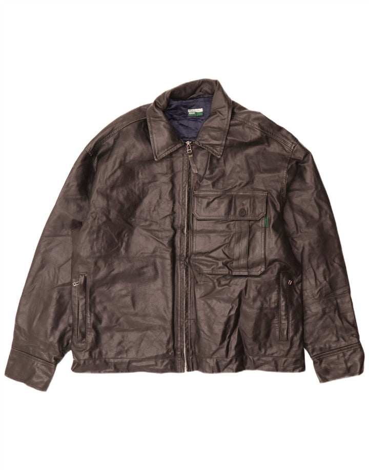 Paul Smith Ανδρικό Δερμάτινο Μπουφάν UK 42 XL Μαύρο
