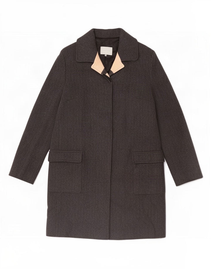 Γυναικείο πανωφόρι Jigsaw UK 16 Large Grey Wool