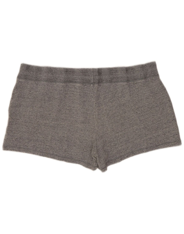 EDDIE BAUER Womens Sport Shorts UK 18 XL  Grey Flecked Cotton