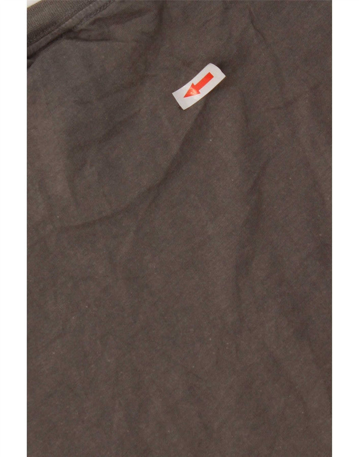 Ανδρικό γραφικό T-Shirt Adidas Top Μεσαίο γκρι βαμβακερό