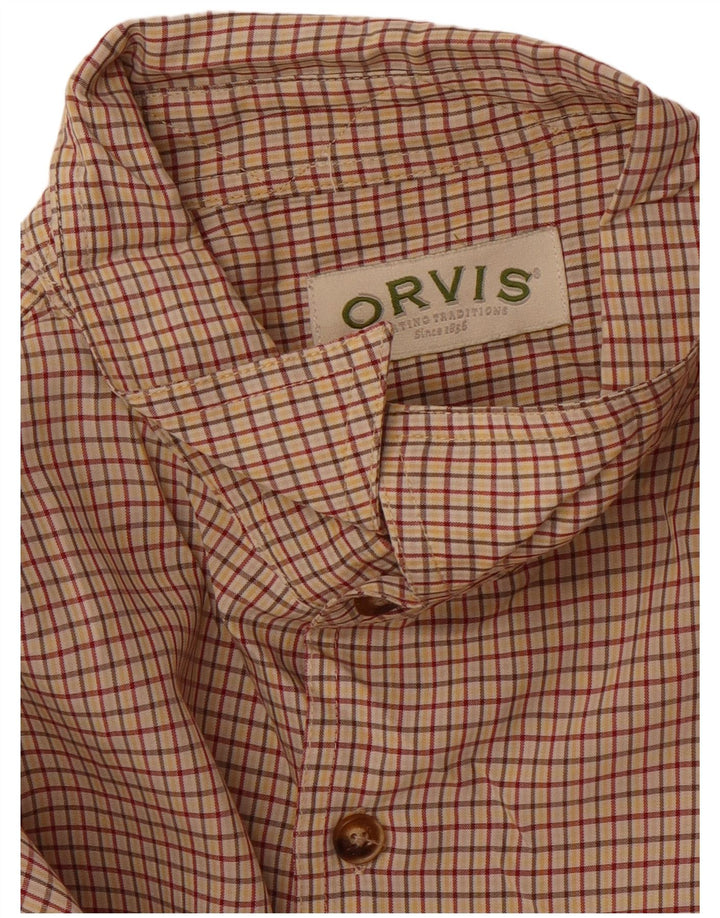 Ανδρικό πουκάμισο Orvis XL Beige Check