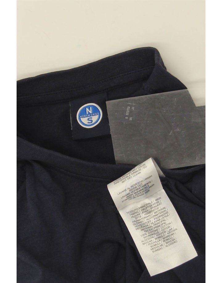 Ανδρικό T-Shirt North Sails Top Small Navy Blue από βαμβάκι