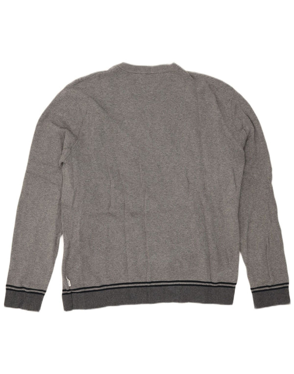 Armani Exchange Γυναικείο πουλόβερ με λαιμόκοψη UK 18 XL Γκρι χρώμα