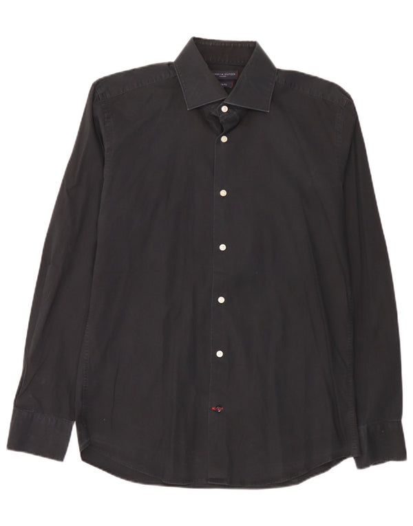 Ανδρικό πουκάμισο Tommy Hilfiger Tailored Slim Fit Size 40 15 3/4 Medium Black