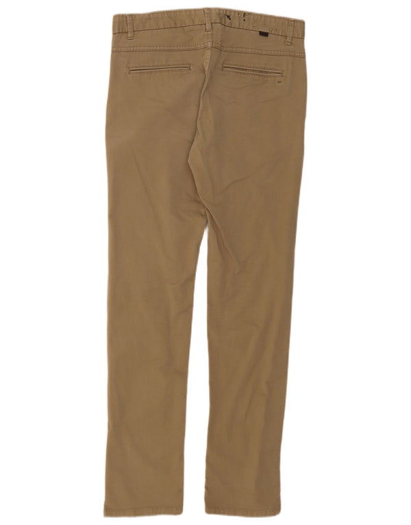 Zara Ανδρικό Slim Chino Παντελόνι EU 40 Medium W31 L31 Khaki