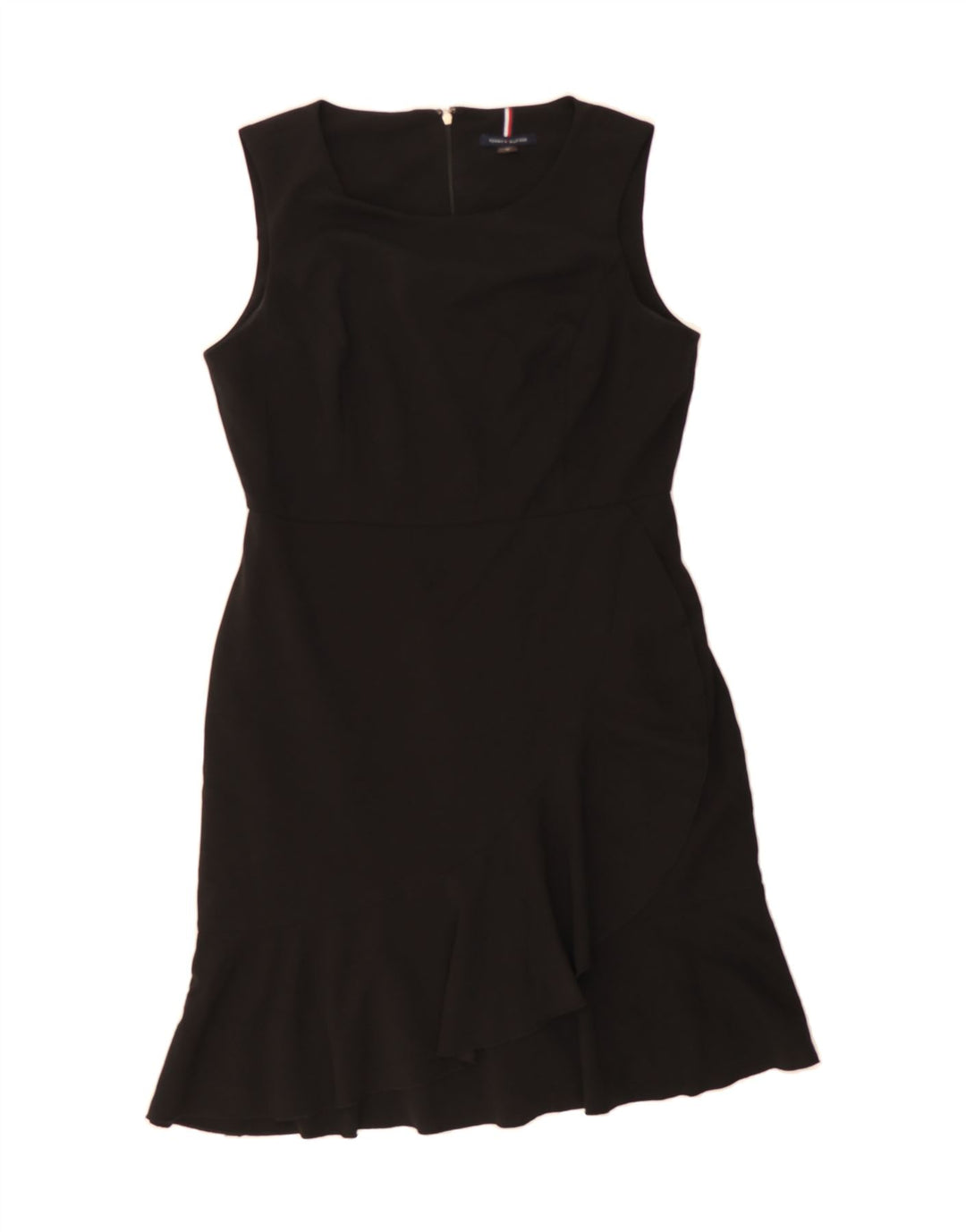 TOMMY HILFIGER Womens Sleeveless A-Line Dress US 12 Large Black Polyester Vintage Tommy Hilfiger and Second-Hand Tommy Hilfiger from Messina Hembry 