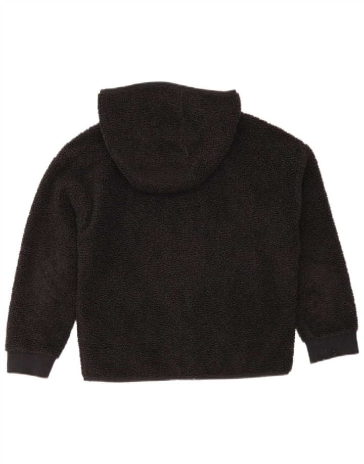 Μπουφάν Nike Boys με κουκούλα Fleece 10-11 ετών μεσαίο μαύρο πολυεστέρα