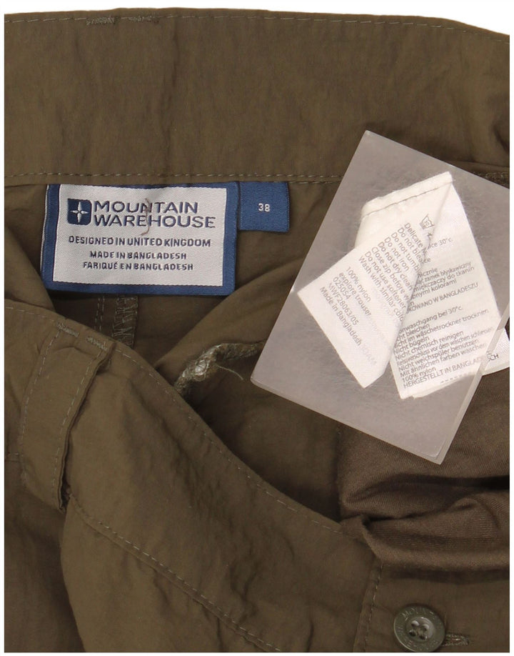 MOUNTAIN WAREHOUSE Ανδρικό ίσιο παντελόνι Cargo W38 L32 Khaki Nylon