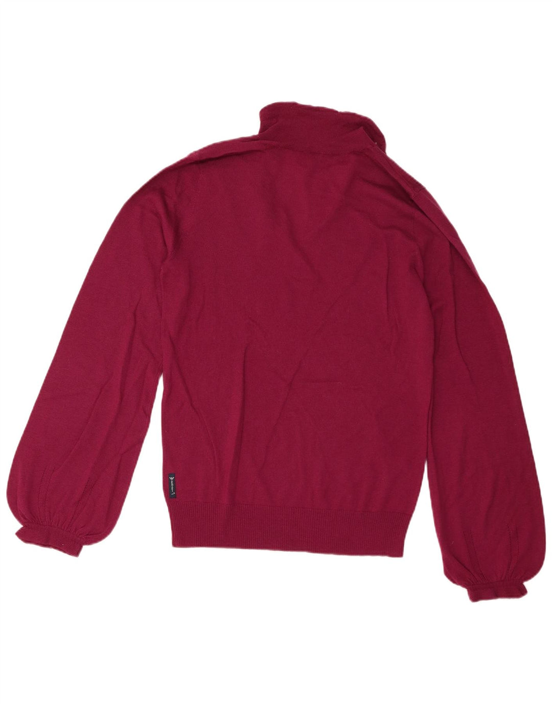 Armani Jeans Γυναικείο πουλόβερ με λαιμό πόλο EU 46 XL Μαλλί βυσσινί