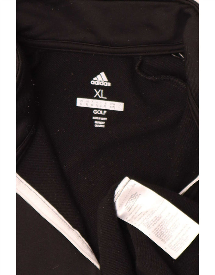 Ανδρική φόρμα πουλόβερ με φερμουάρ Adidas Top XL Μαύρο Πολυεστέρας