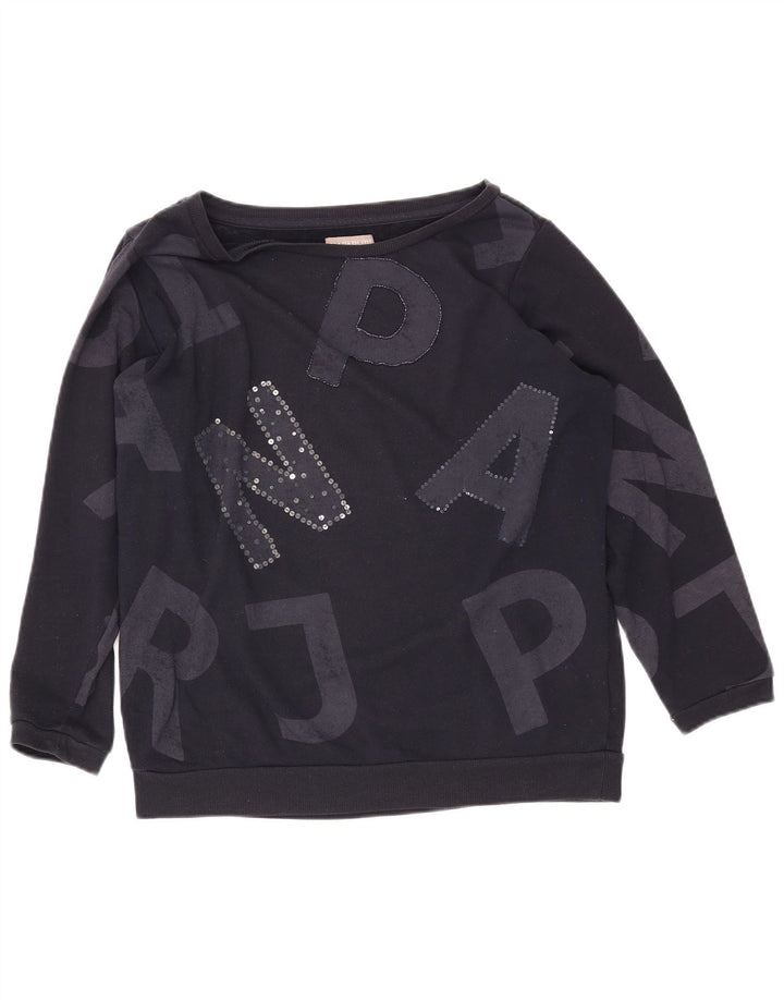 NAPAPIJRI Γυναικείο γραφικό φούτερ Jumper UK 14 Large Navy Blue