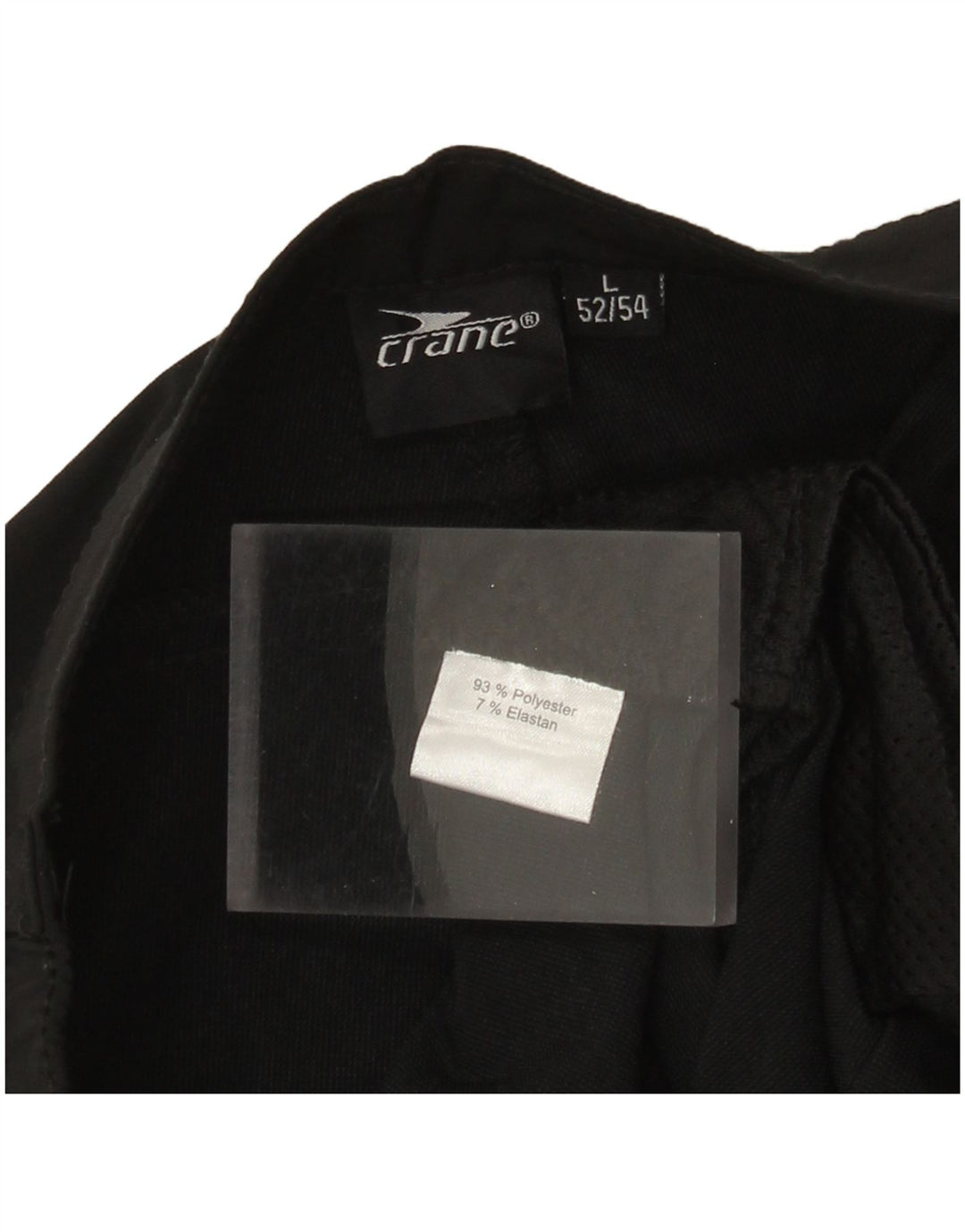 Ανδρικό Crane Cropped Παντελόνι IT 52/54 Large W34 L22 Μαύρο πολυεστέρα