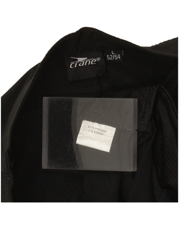 Ανδρικό Crane Cropped Παντελόνι IT 52/54 Large W34 L22 Μαύρο πολυεστέρα