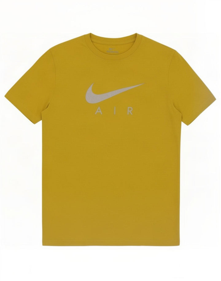 Ανδρικό γραφικό μπλουζάκι Nike, μικρό κίτρινο
