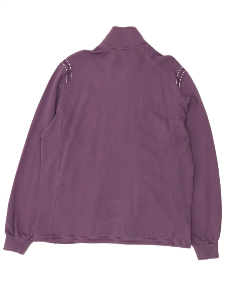 Γυναικεία αθλητική φόρμα Lotto Top Jacket 3XL Μωβ Βαμβακερό