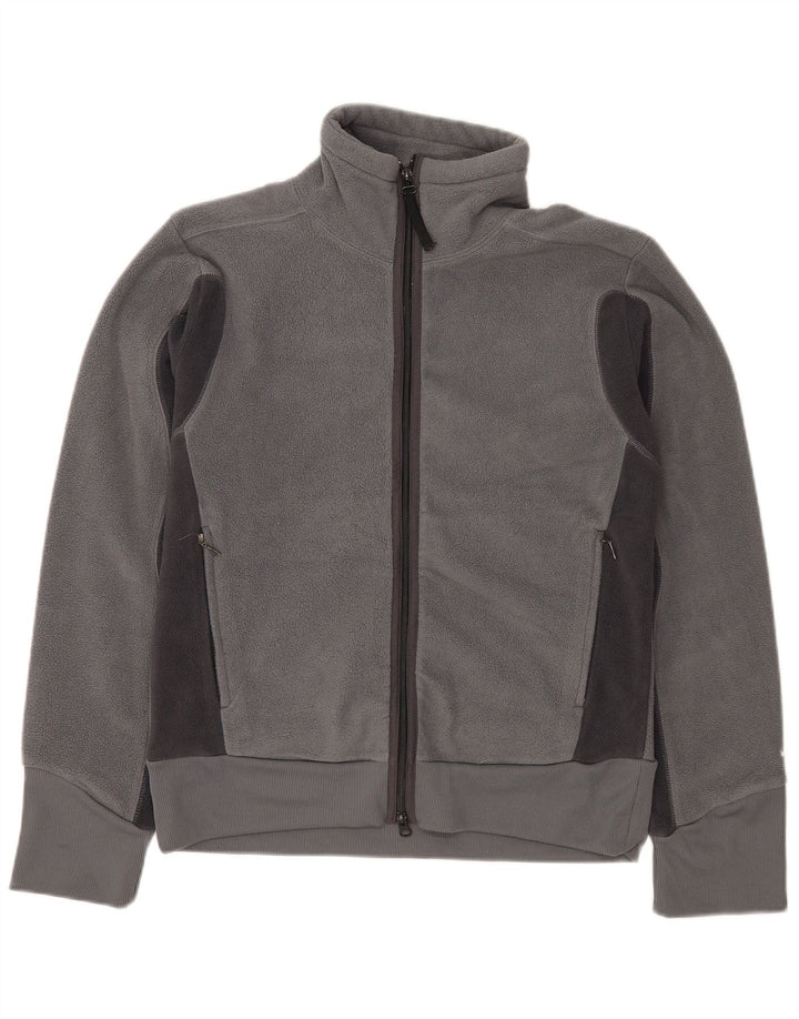 Ανδρικό μπουφάν Nike Fleece UK 36/38 Small Grey Polyester