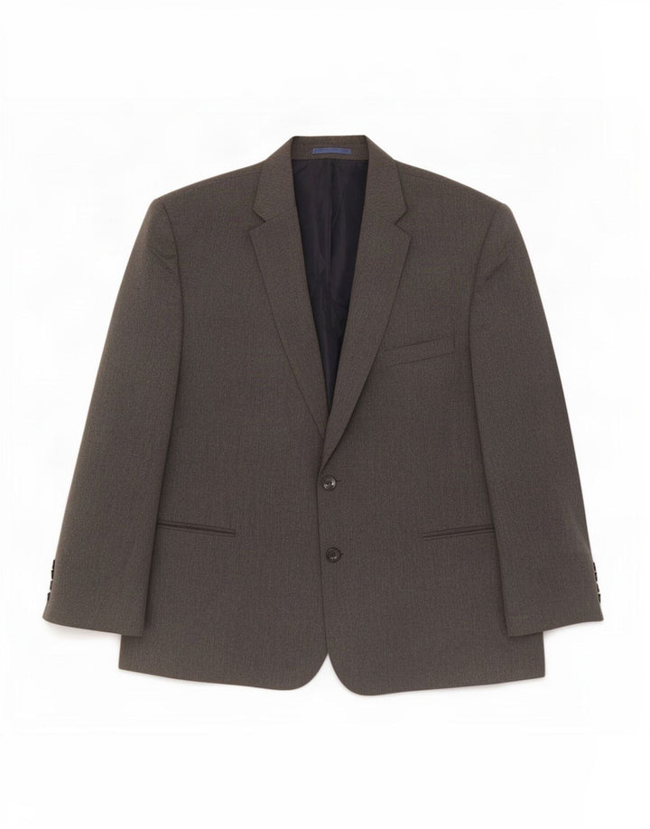 Marks & Spencer Ανδρικό μπουφάν σακάκι με 2 κουμπιά UK 48 2XL Grey Polyester