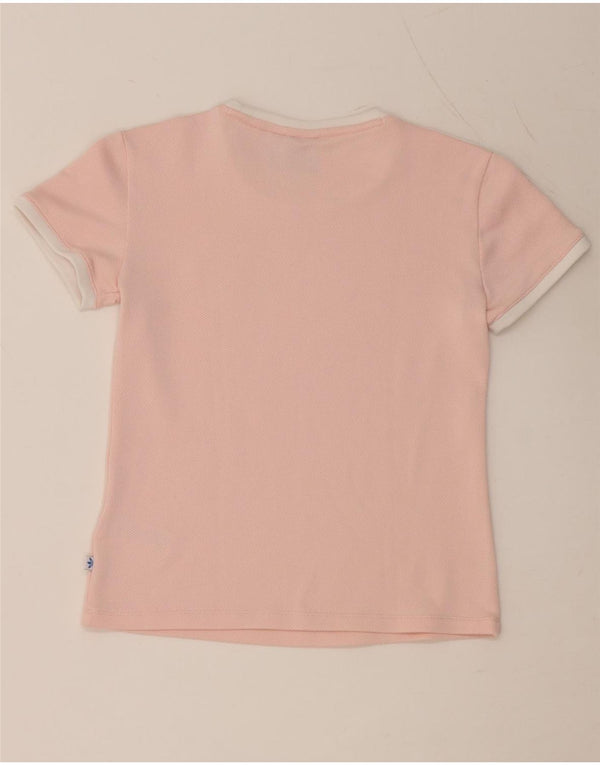Γυναικείο T-Shirt ADIDAS Top UK 8 Small Pink Polyester