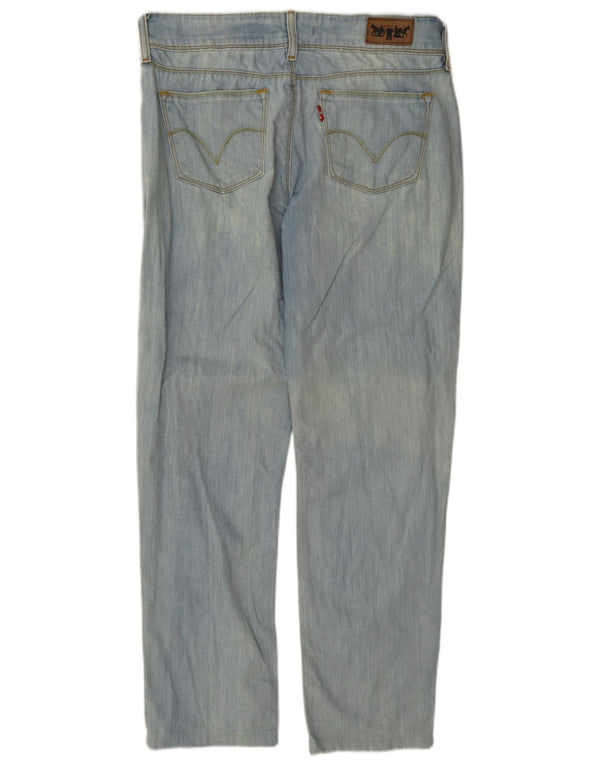 Levi's Womens 570 Straight Jeans W30 L28 Blue Cotton