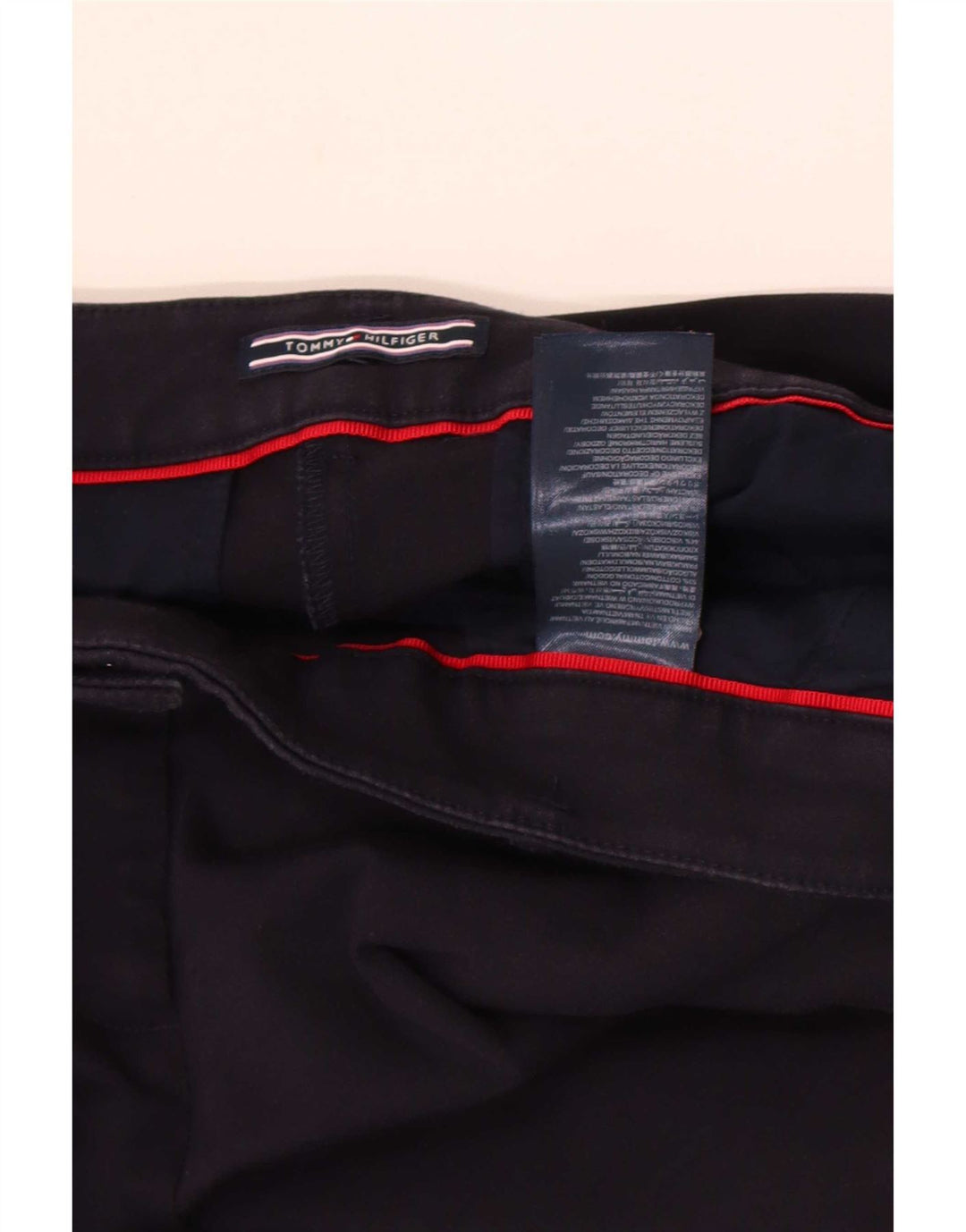 Γυναικείο σορτς Chino Tommy Hilfiger W30, Βαμβακερό μεσαίο ναυτικό