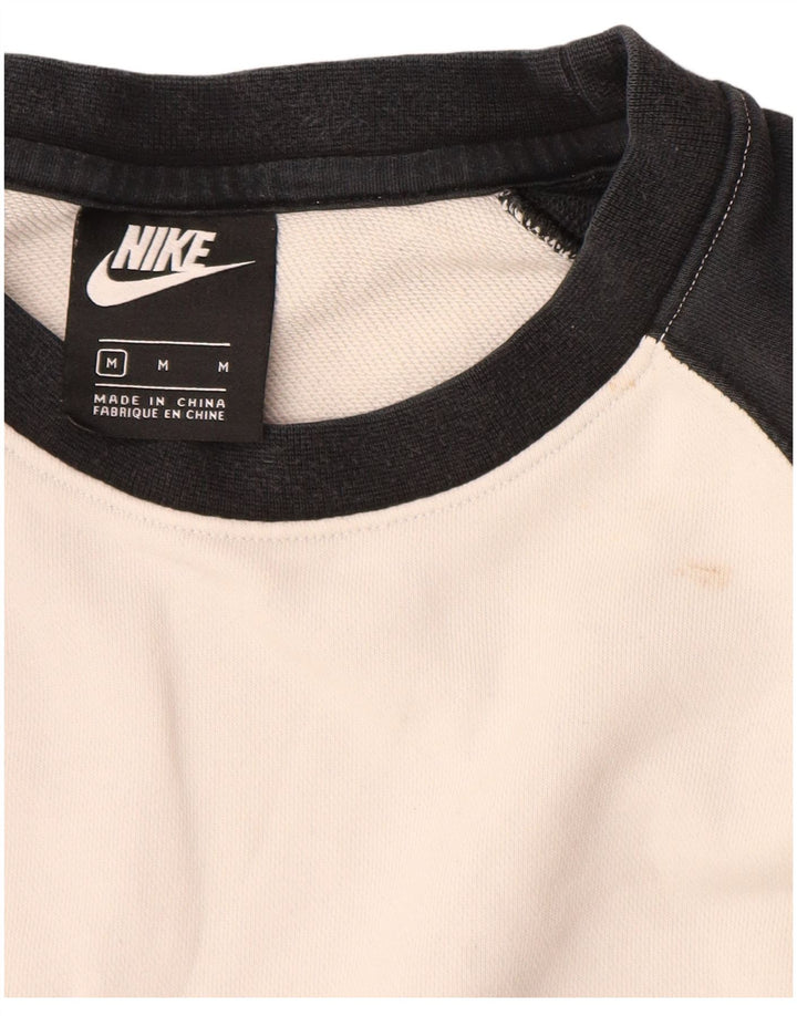 Ανδρικό γραφικό φούτερ Nike, μεσαίο γκρι, βαμβακερό