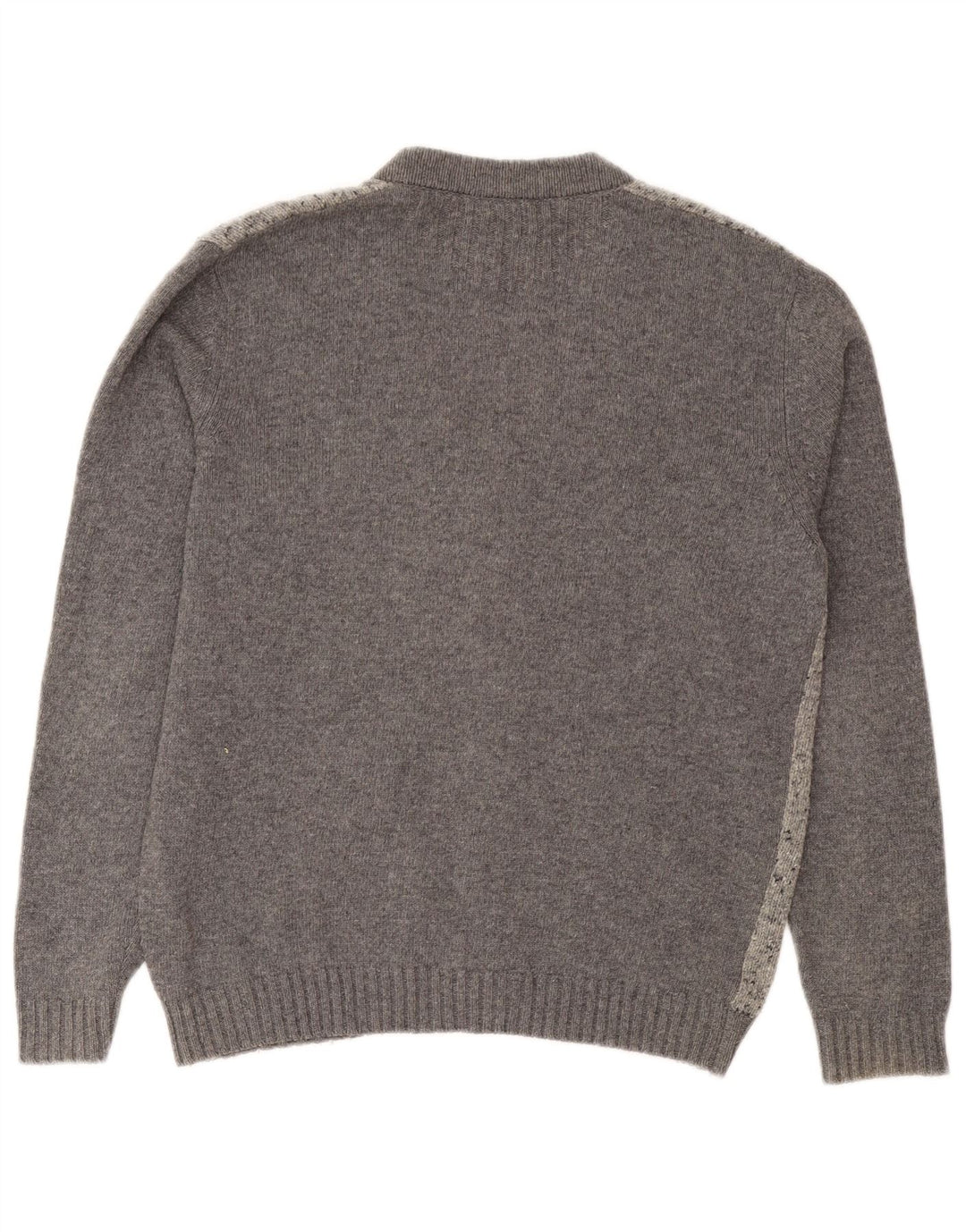 Ανδρικό πουλόβερ Il Granchio Cardigan IT 50 Μαλλί με μέτριο γκρι φλύκταινα