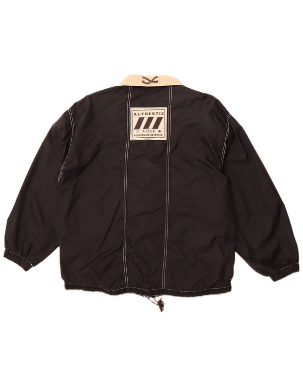 ΑΥΘΕΝΤΙΚΟ Ανδρικό Loose Fit Utility Jacket UK 38 Medium Black