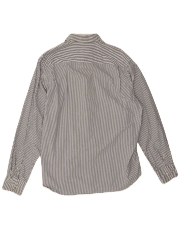 Ανδρικό πουκάμισο Massimo Dutti XL Blue Pinstripe