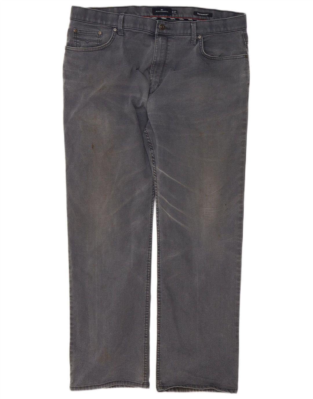 Ανδρικό τζιν Marks & Spencer Blue Harbor Straight W38 L31 Γκρι βαμβακερό