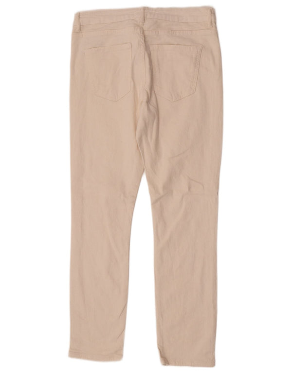 Zara Γυναικείο Slim Jeans EU 42 Large W32 L28 Off White Βαμβακερό